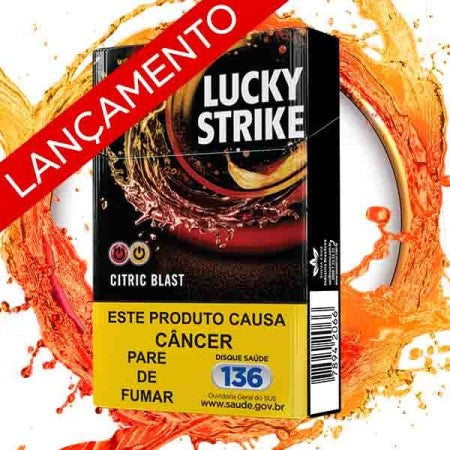 LUCKY STRIKE CITRIC BLAST – 2CAPS BOX C/ 10 CARTEIRA