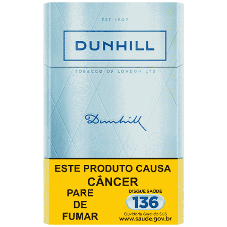 DUNHILL BLUE BOX 200s PICOTADO BOX C/ 10 CARTEIRA