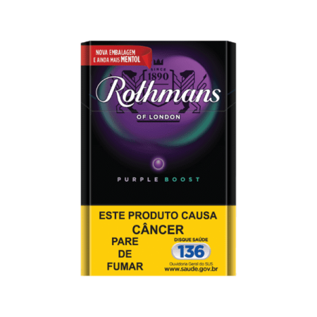 ROTHMANS CLICK PURPLE BOX C/ 10 CARTEIRA