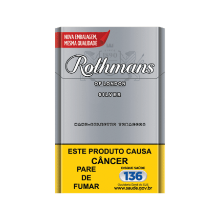 ROTHMANS SILVER BOX C/ 10 CARTEIRA